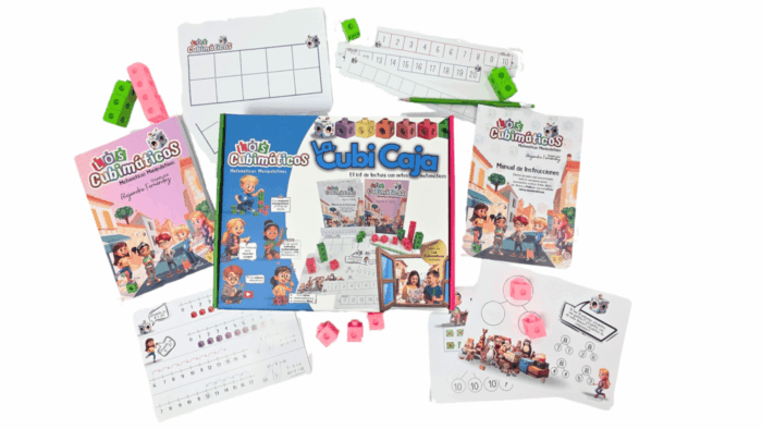 Libro Los Cubimáticos + material manipulativo (La Cubi Caja) - Imagen 7