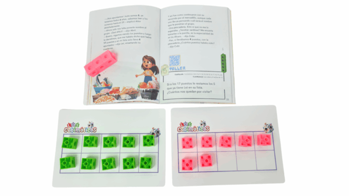 Libro Los Cubimáticos + material manipulativo (La Cubi Caja) - Imagen 9